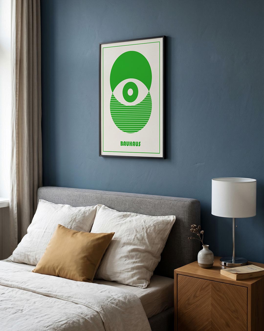 Groene cirkelpatronen Poster
