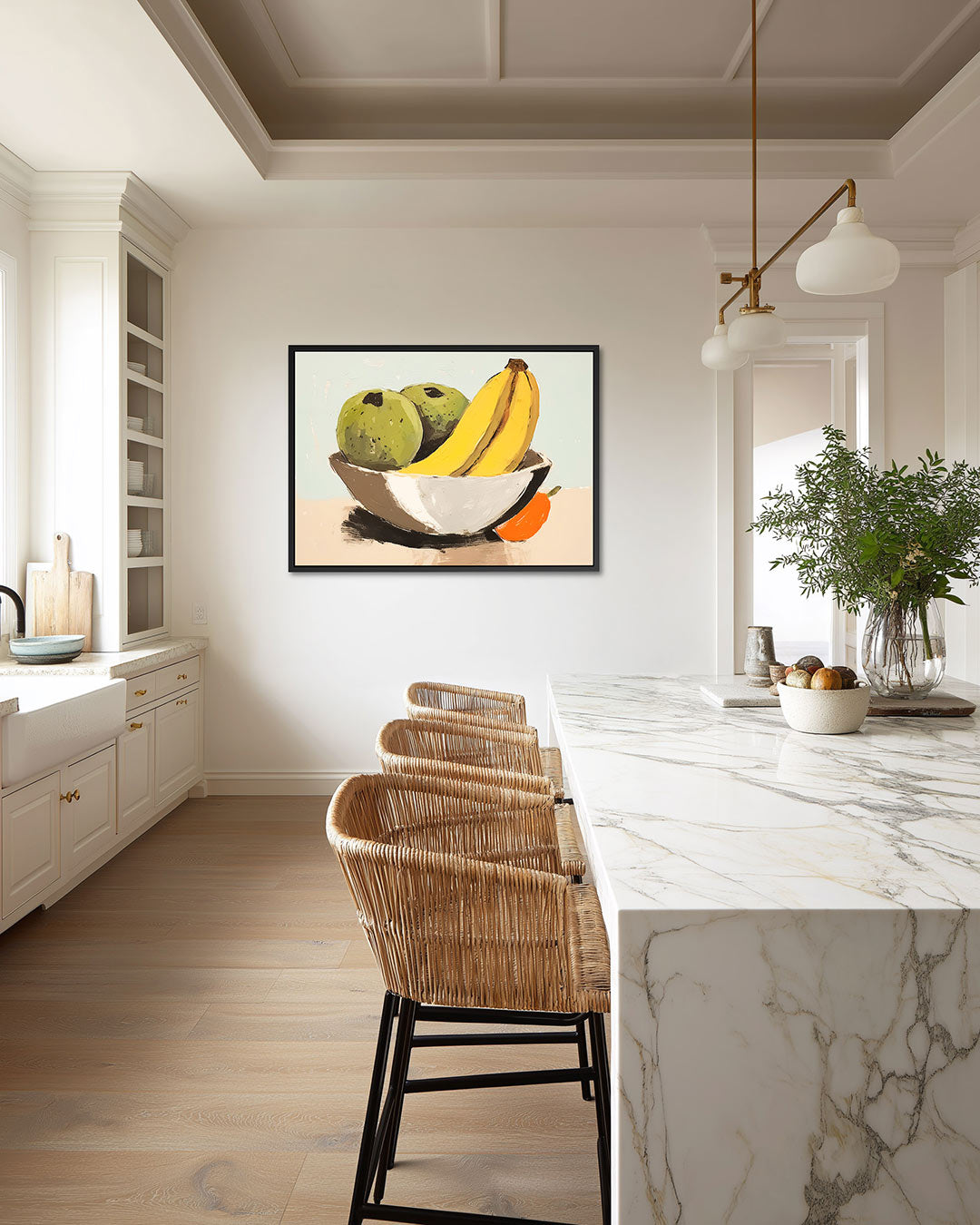 Fruit in kom Kunstwerk