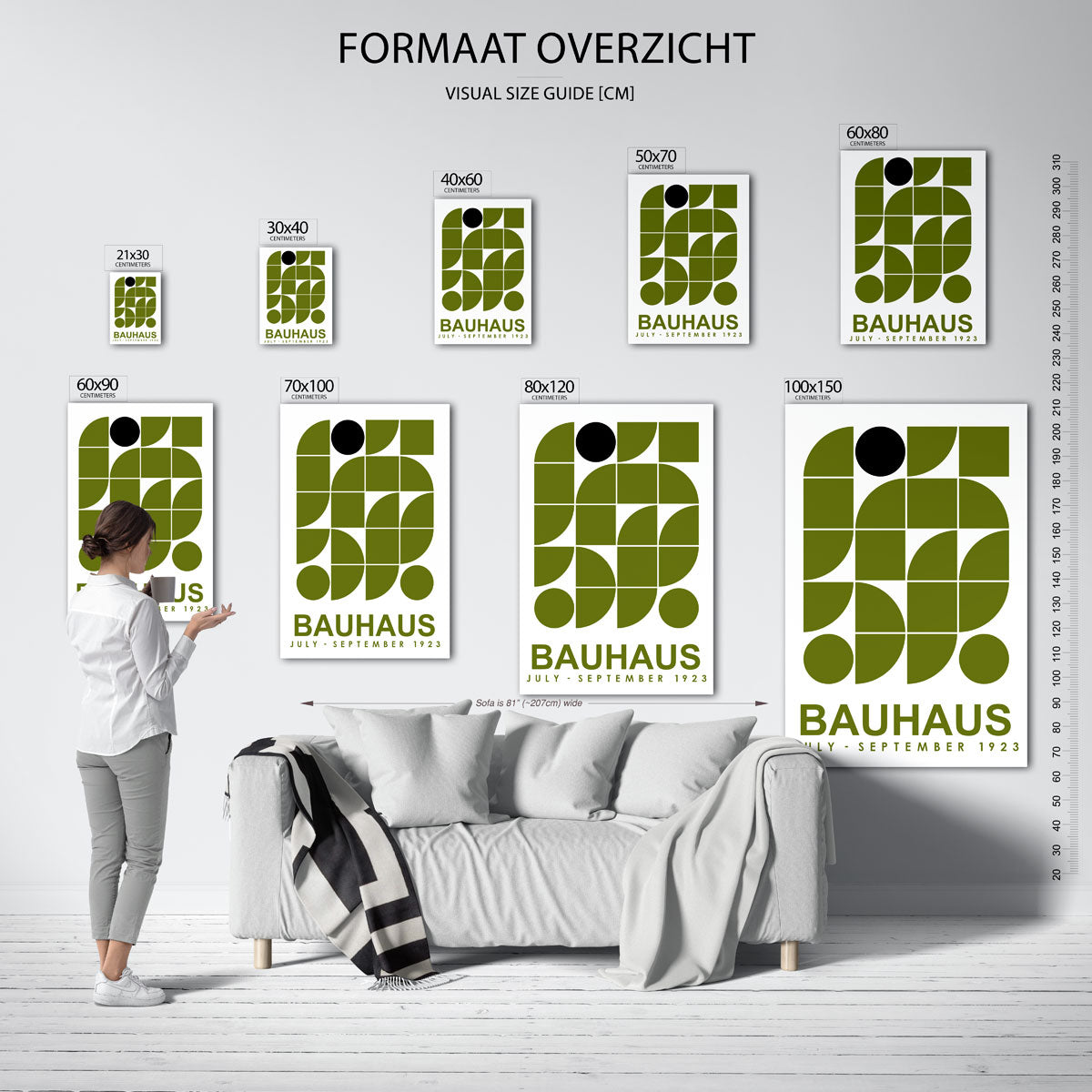 Vormen en vlakken Poster