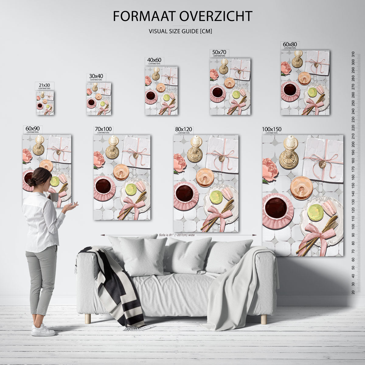 Ontbijt tafel Poster