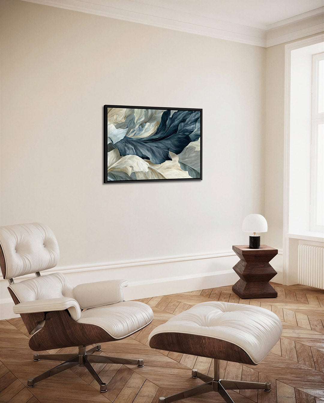 Vloeiende natuurlijke vormen Kunstwerk
