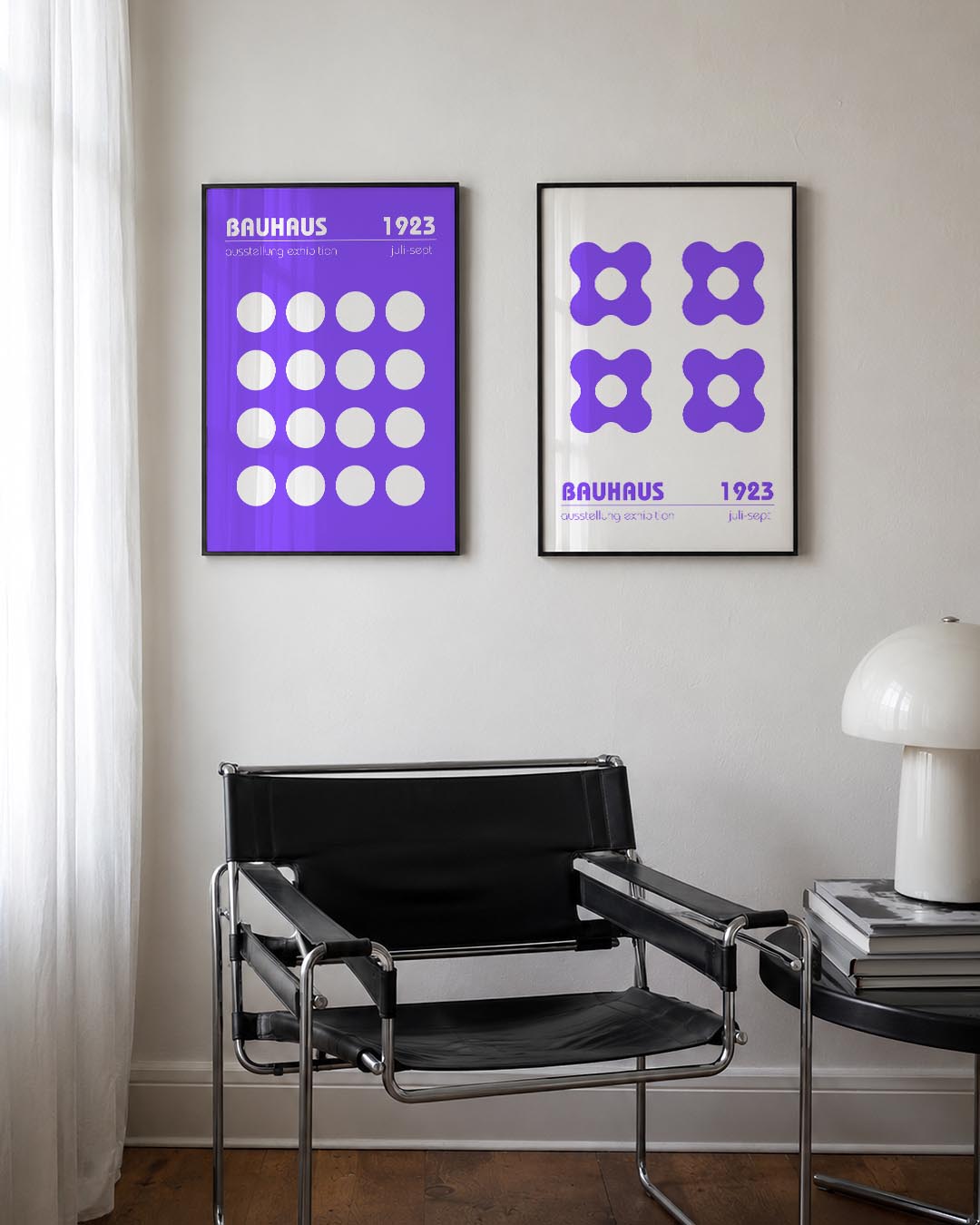 Cirkelritme en kleur Posterset