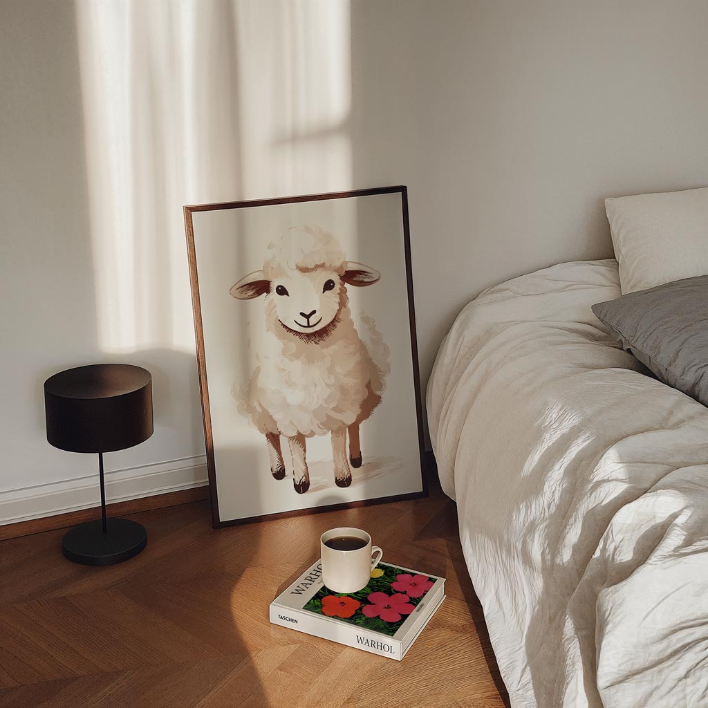 Schattige Lammetjesposter-WallArtistic