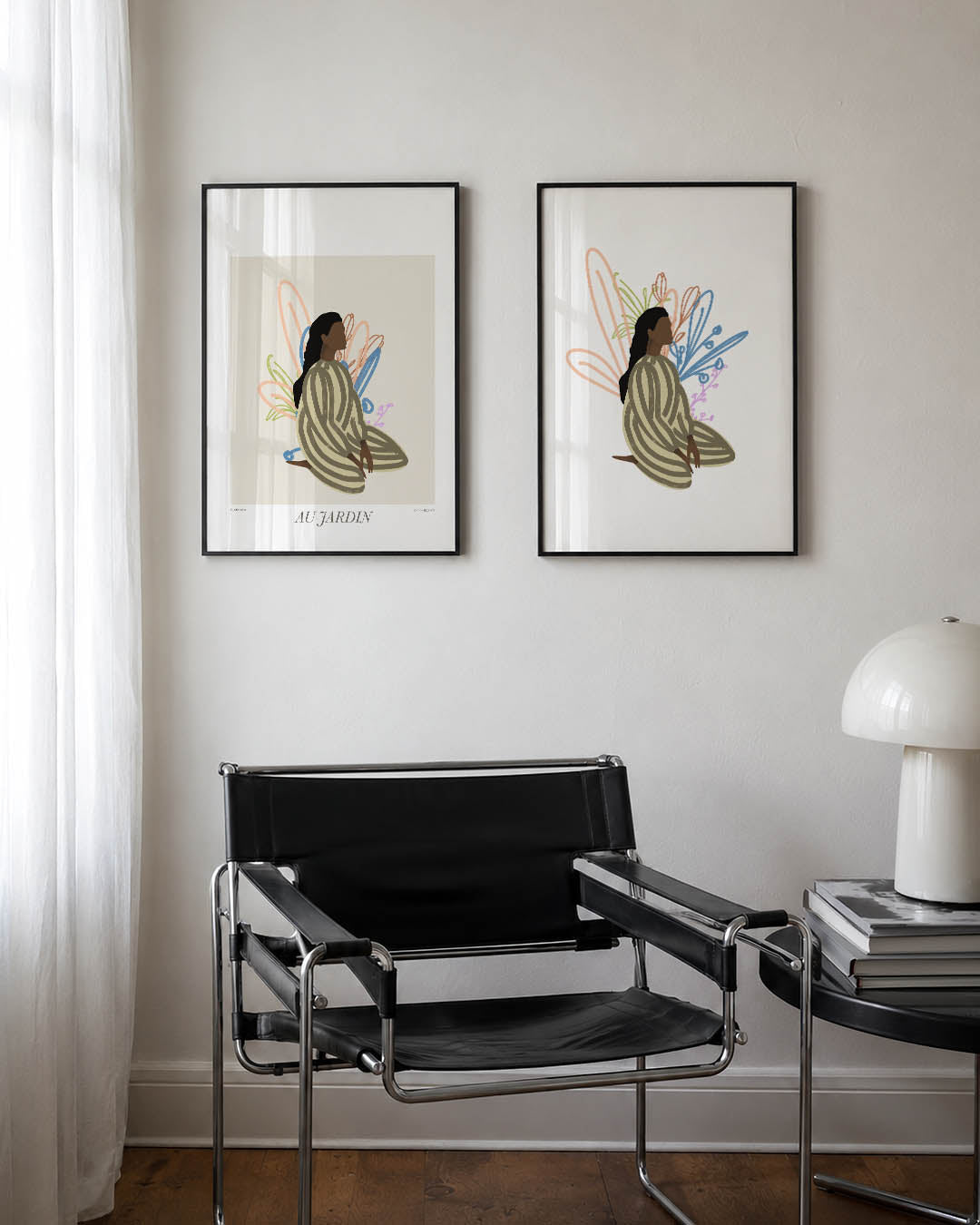 Vorm en kleurenspel Posterset