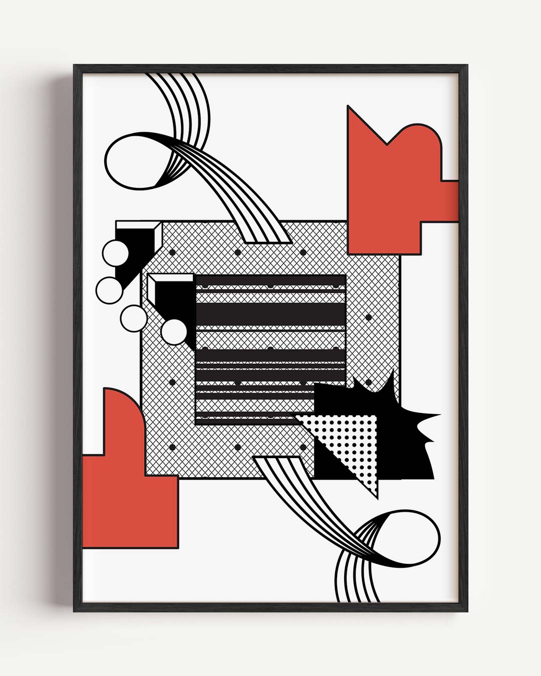 Modern Abstracte Geometrische Kunstposter-WallArtistic