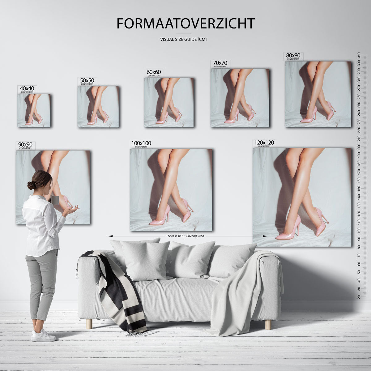 Roze hakken Poster