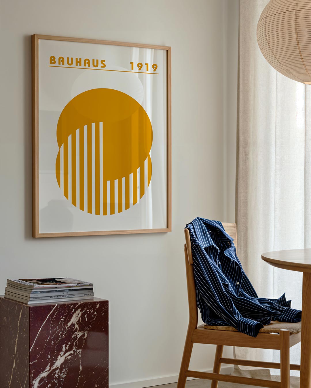 Cirkels en strepen Poster