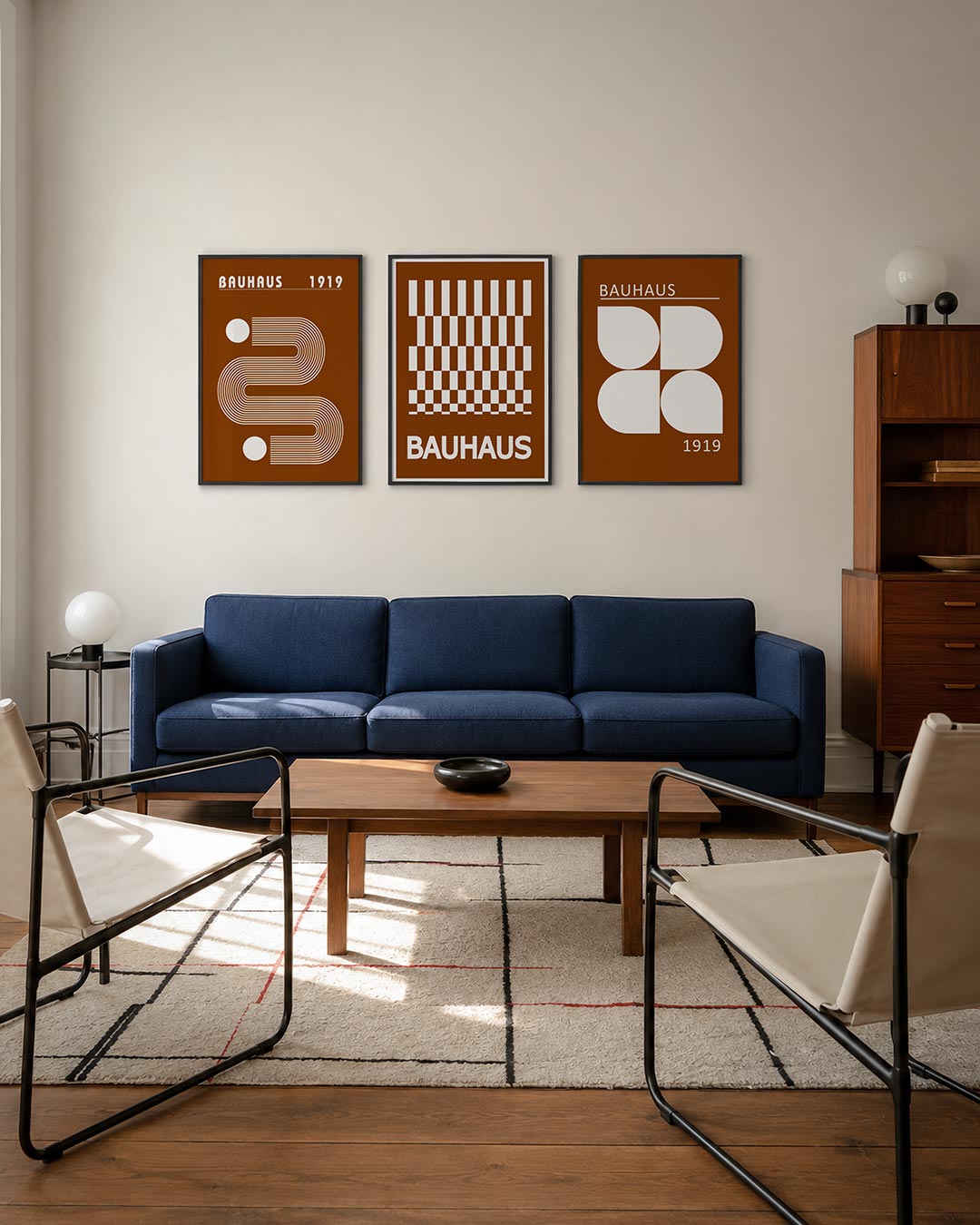Lijnen en kleurvlakken Posterset