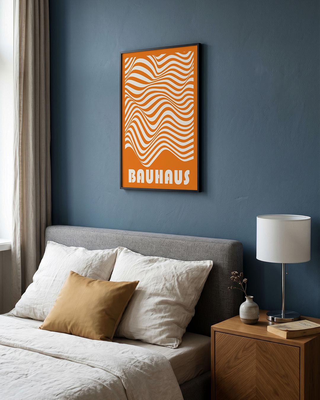 Golvend lijnenspel Poster
