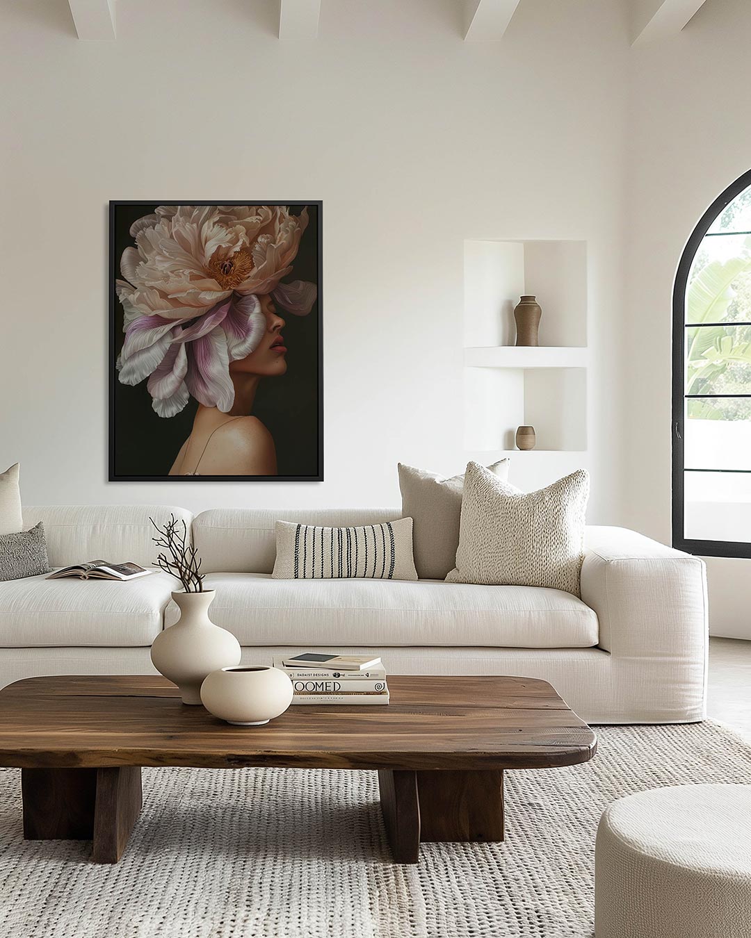 Bloemrijke elegantie Kunstwerk