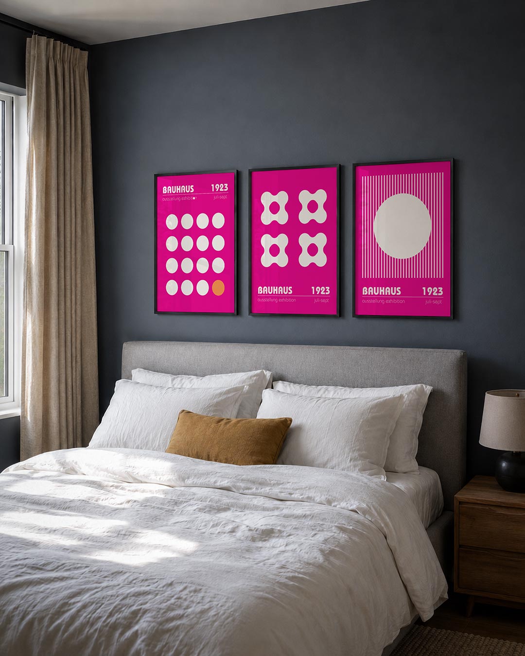 Cirkelpatroon en kleur Posterset