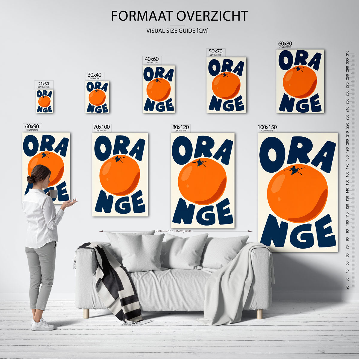 Orange fruit Poster
