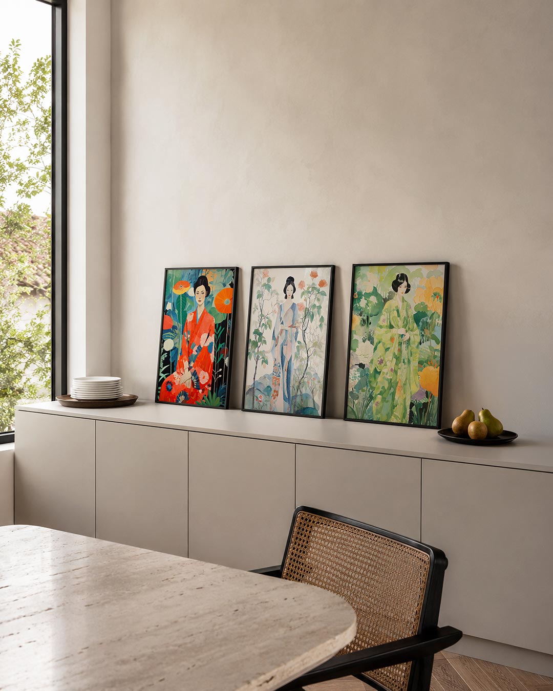 Kleurrijke harmonie Posterset