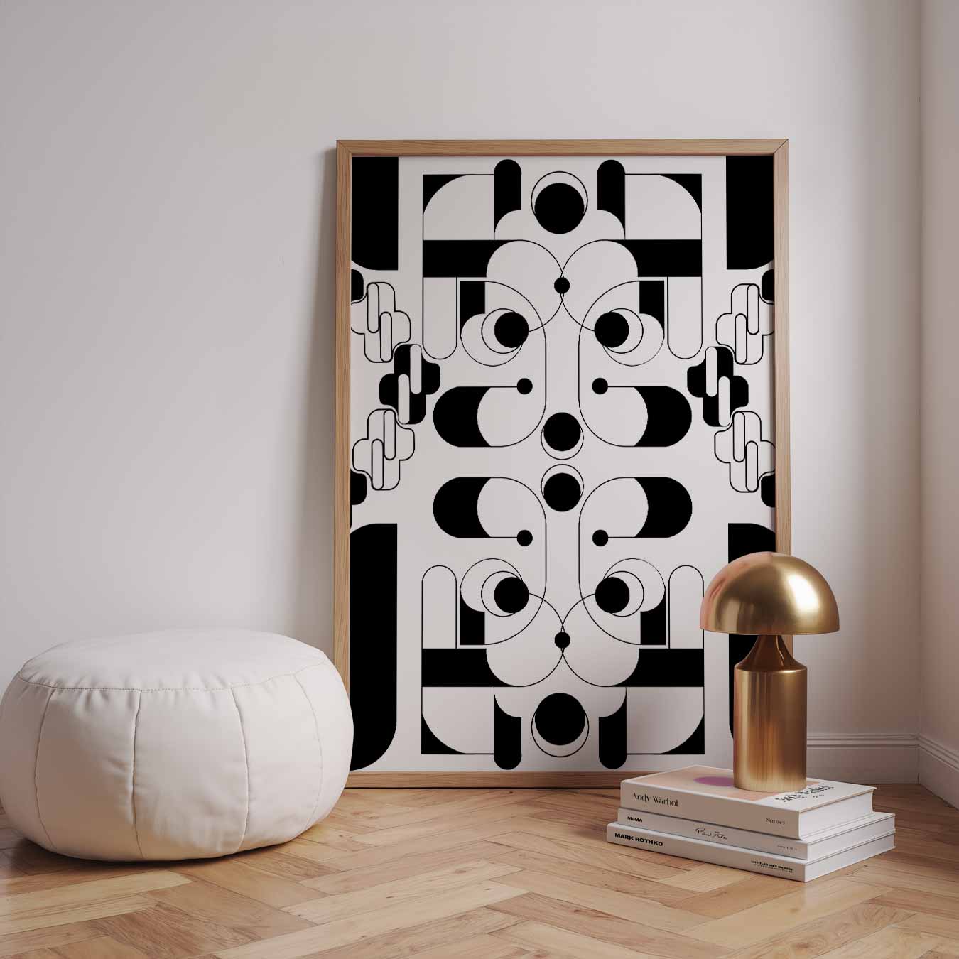 Moderne Geometrische Kunstposter-WallArtistic