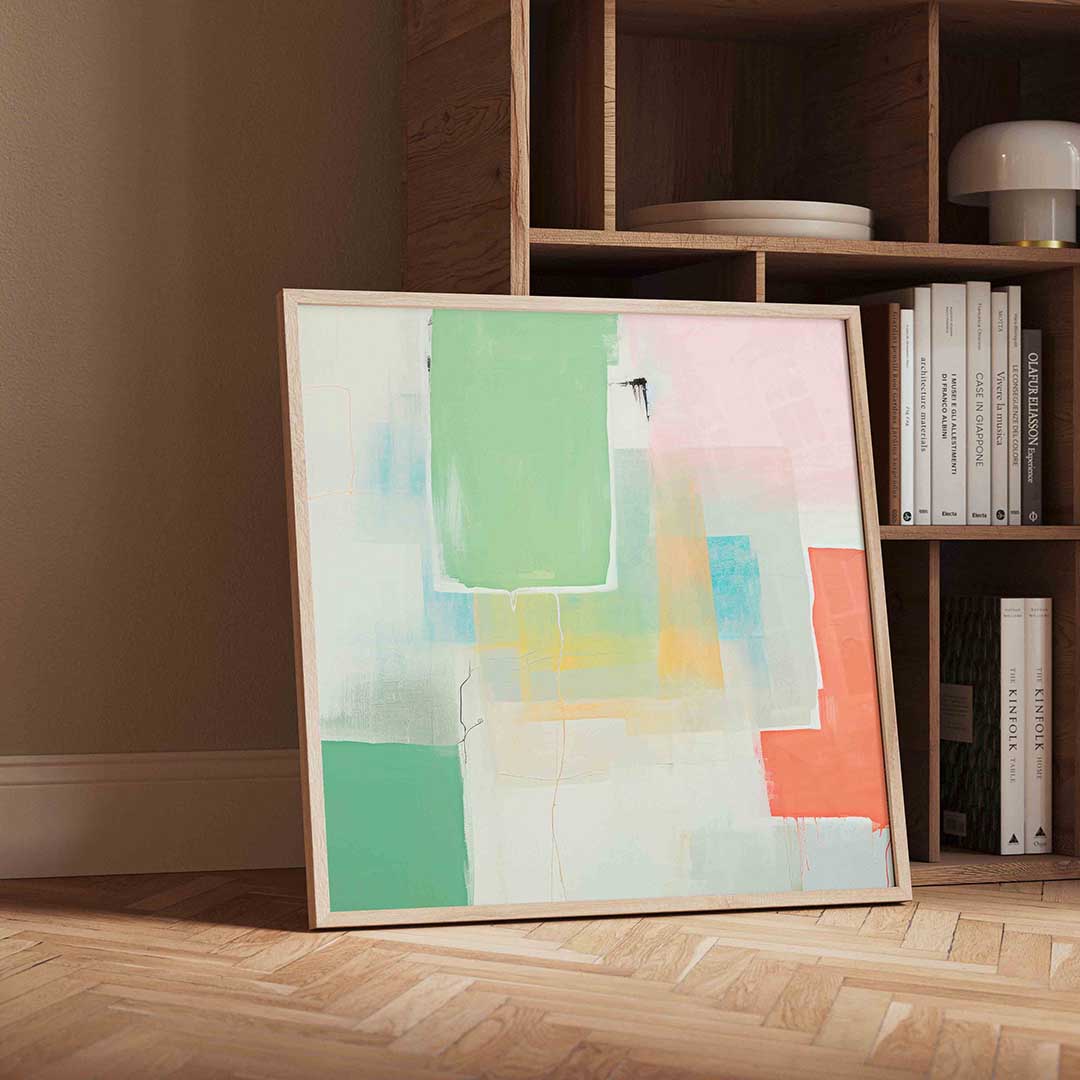 Abstracte vormen Poster