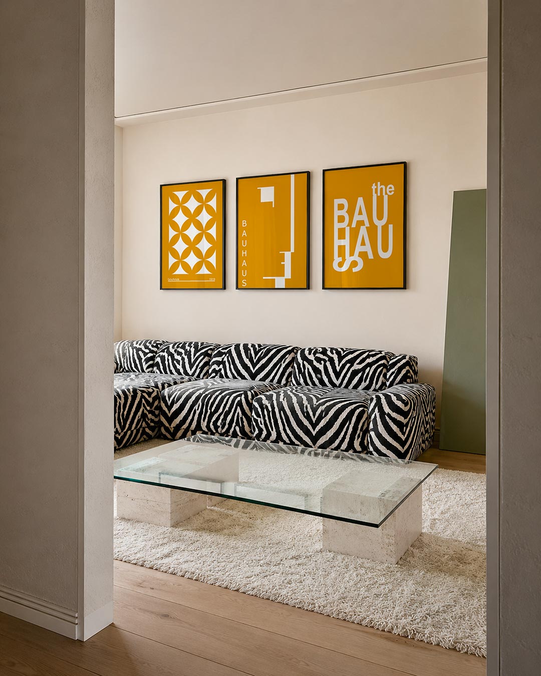 Vormritme en kleur Posterset