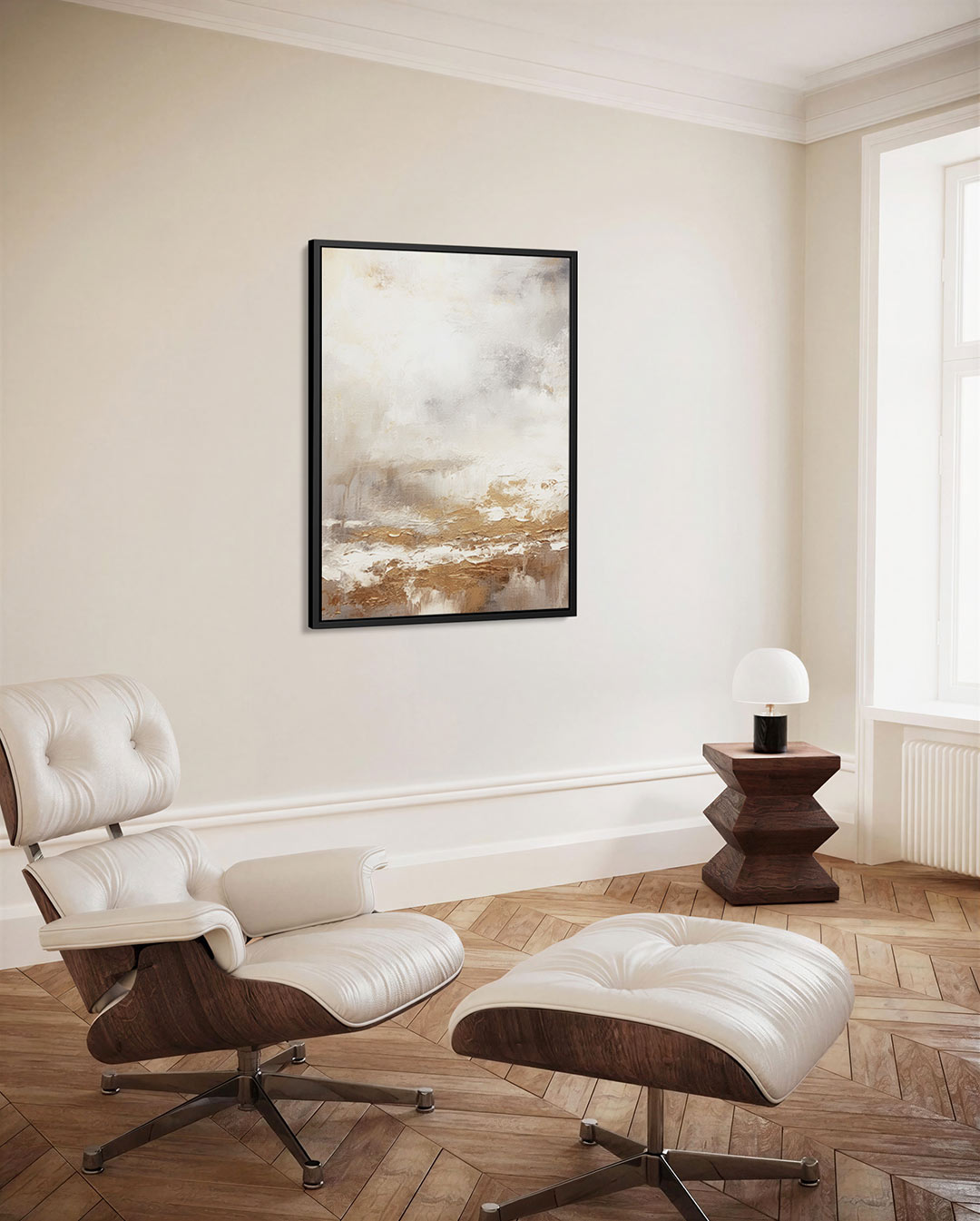 Zachte kleurvlakken Kunstwerk