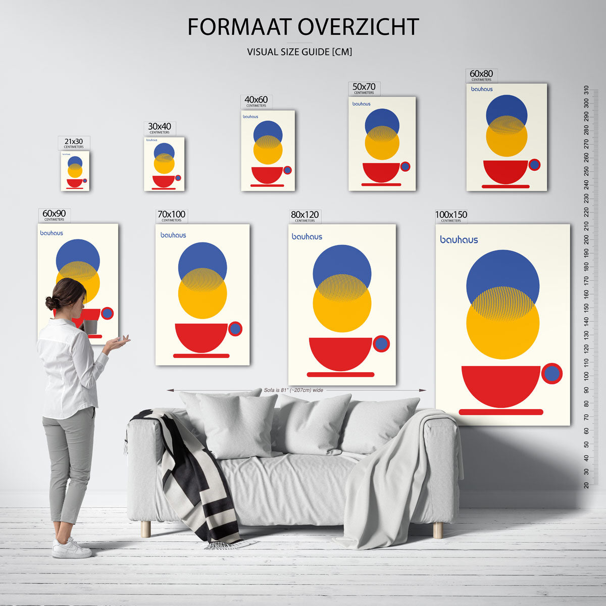 Vormen en vlakkenspel Poster