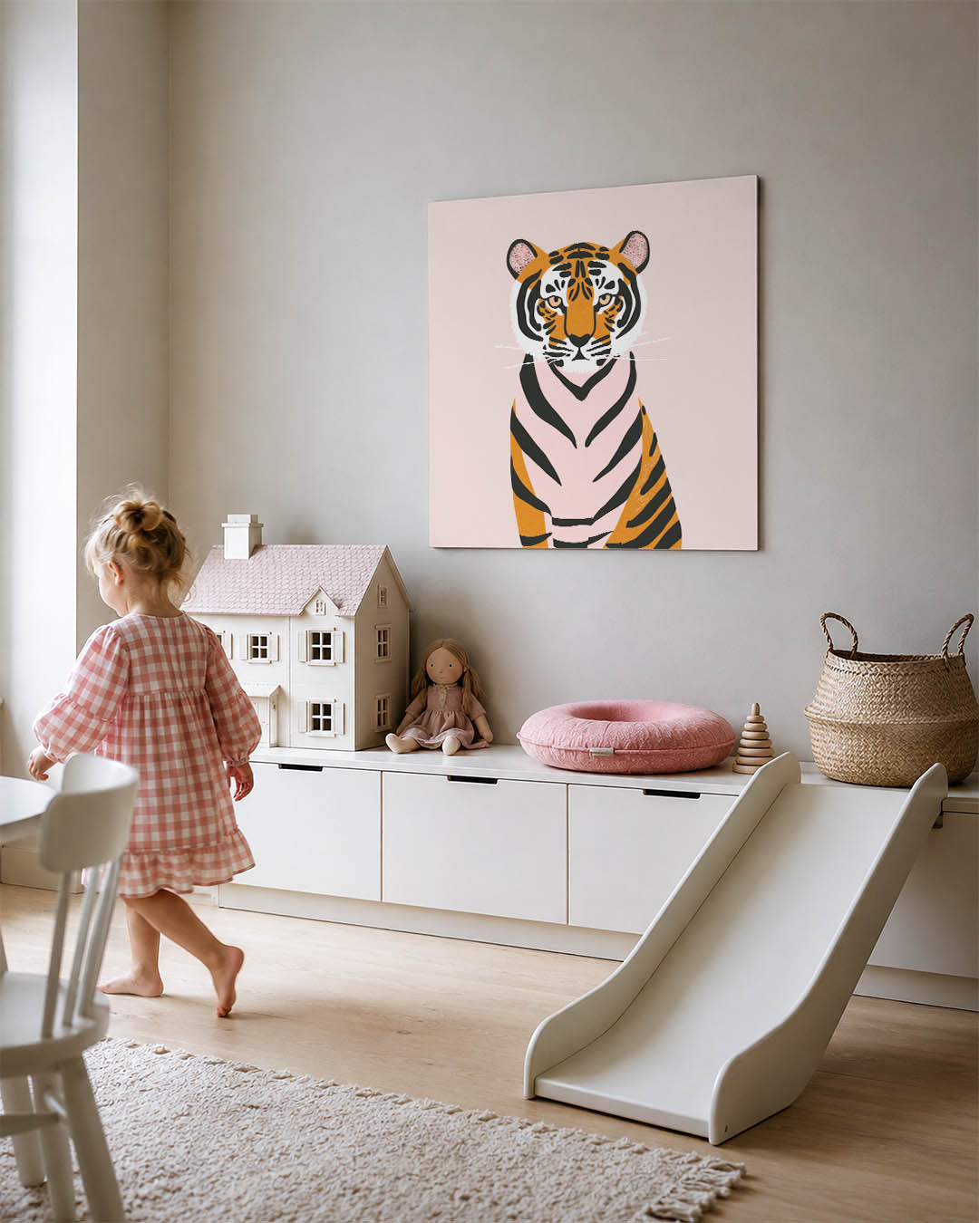 Gestileerde tijger Kunstwerk