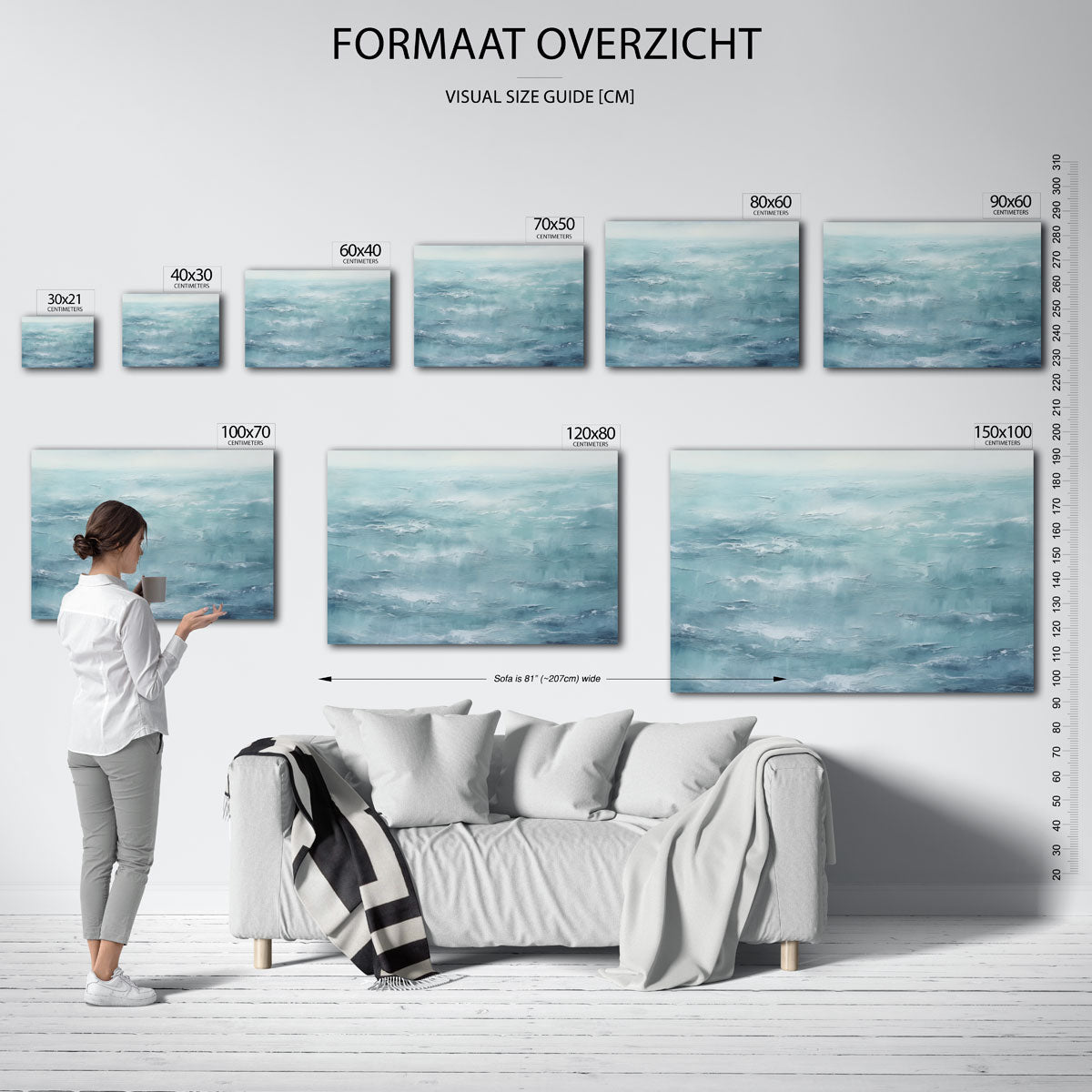 Zeezicht Poster