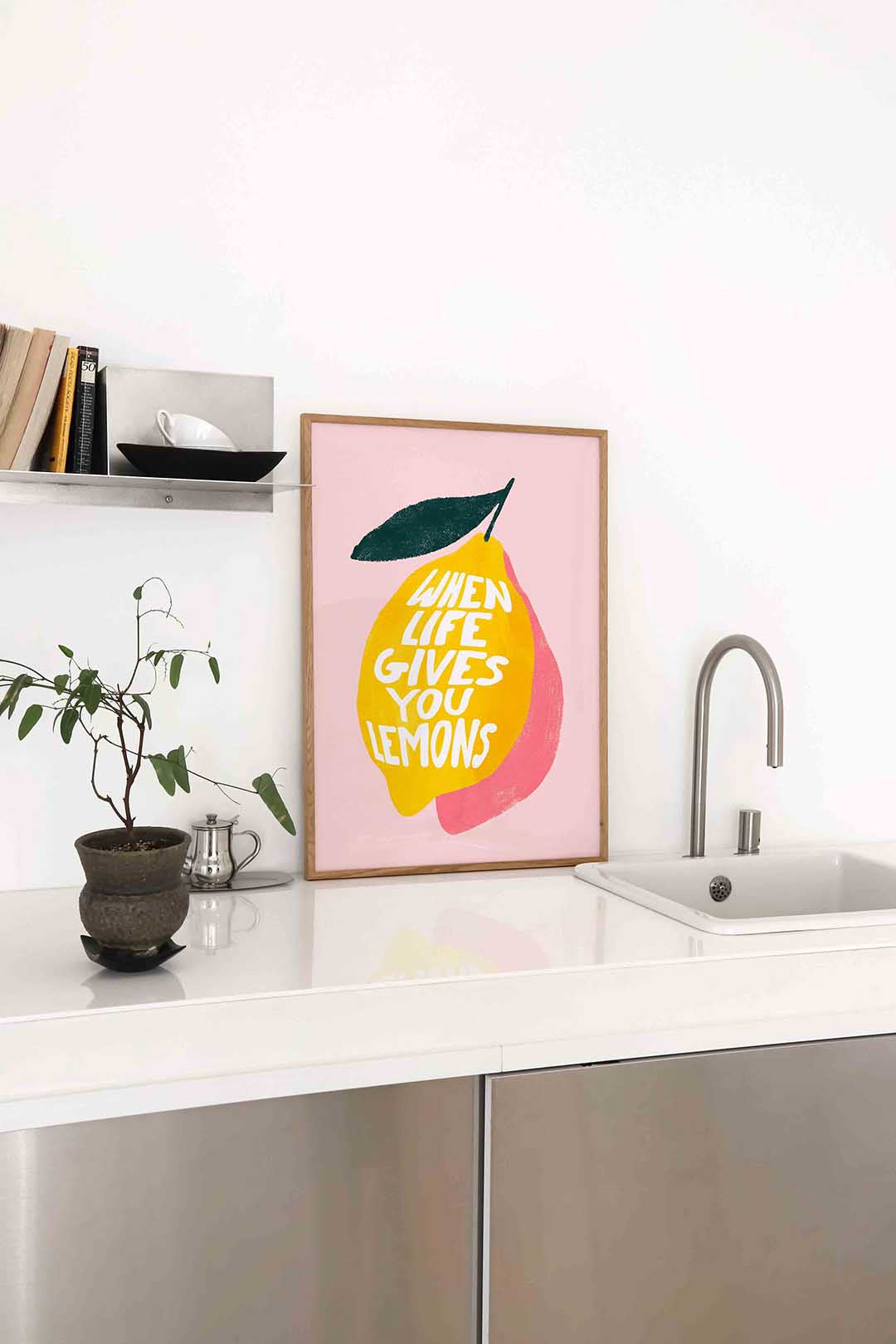 Citroen met tekst Poster