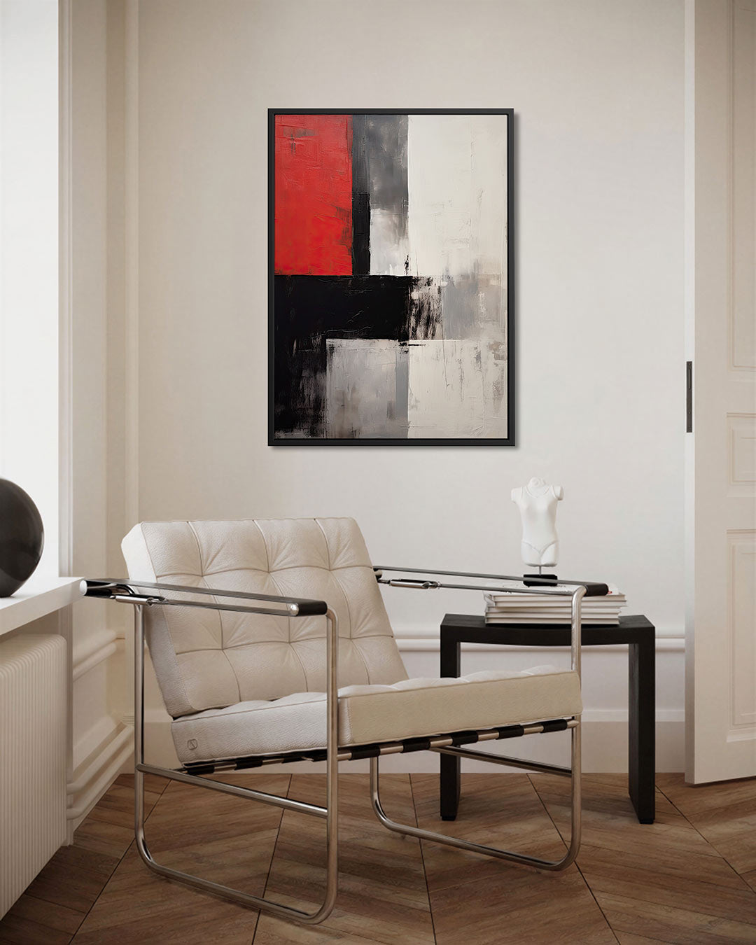 Geometrische kleurencompositie Kunstwerk