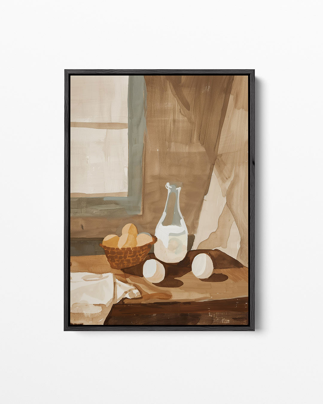 Fruit en mand Kunstwerk
