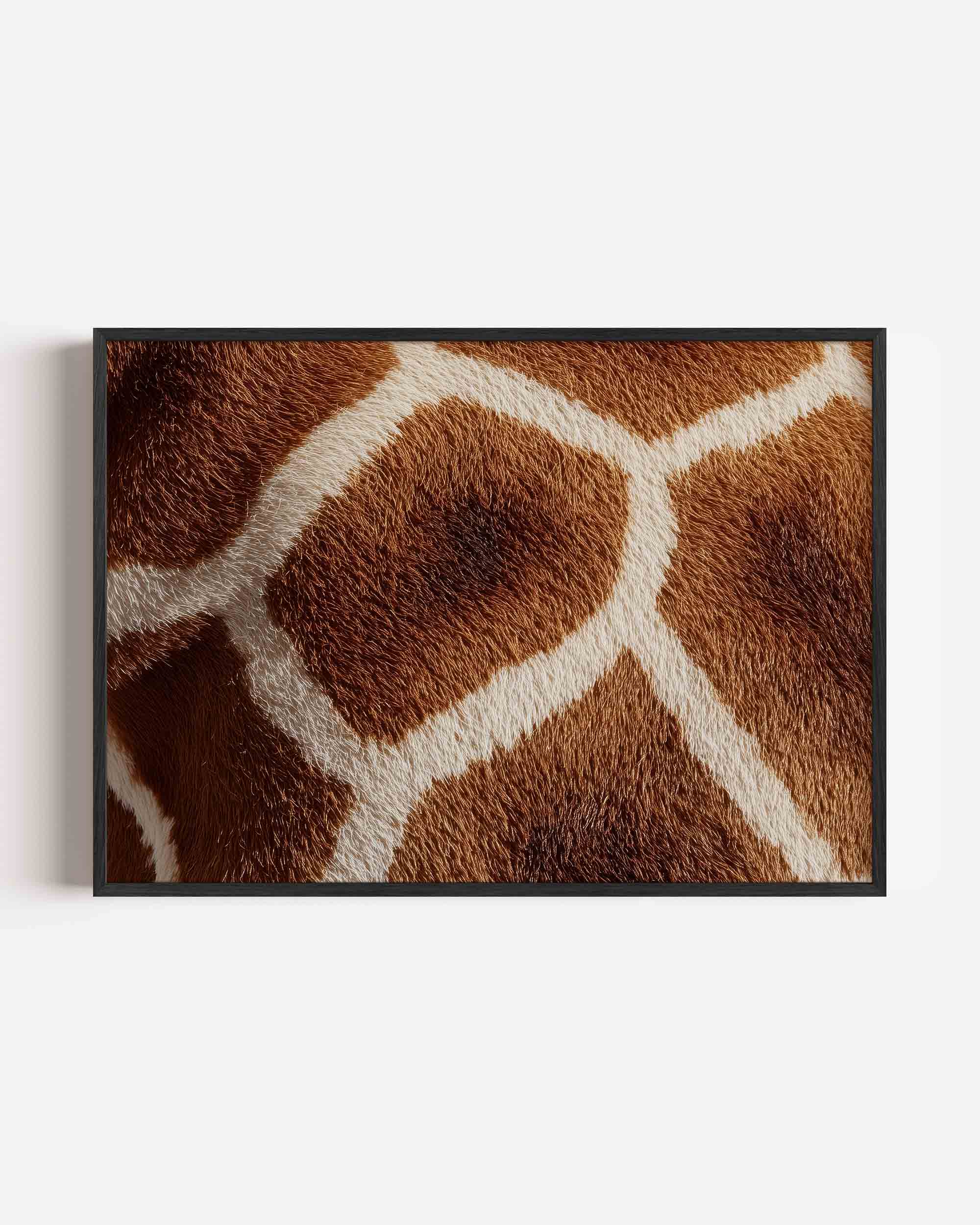 Giraffe patroon Poster