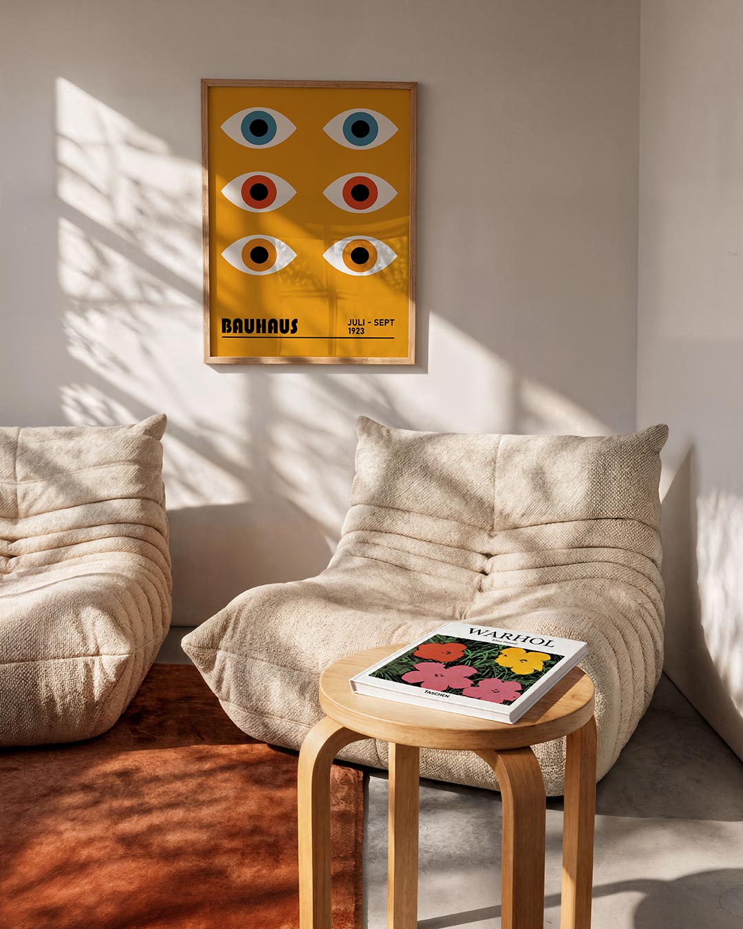 Oogvormen en kleur Poster
