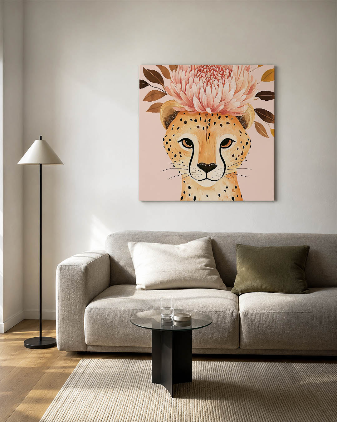 Dromerige bloem Kunstwerk