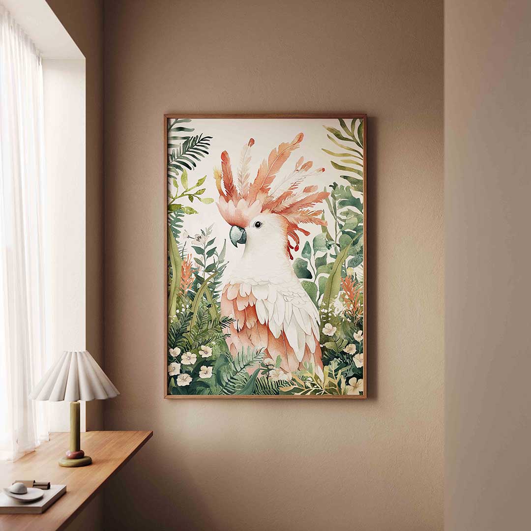 Papegaai in jungle Poster