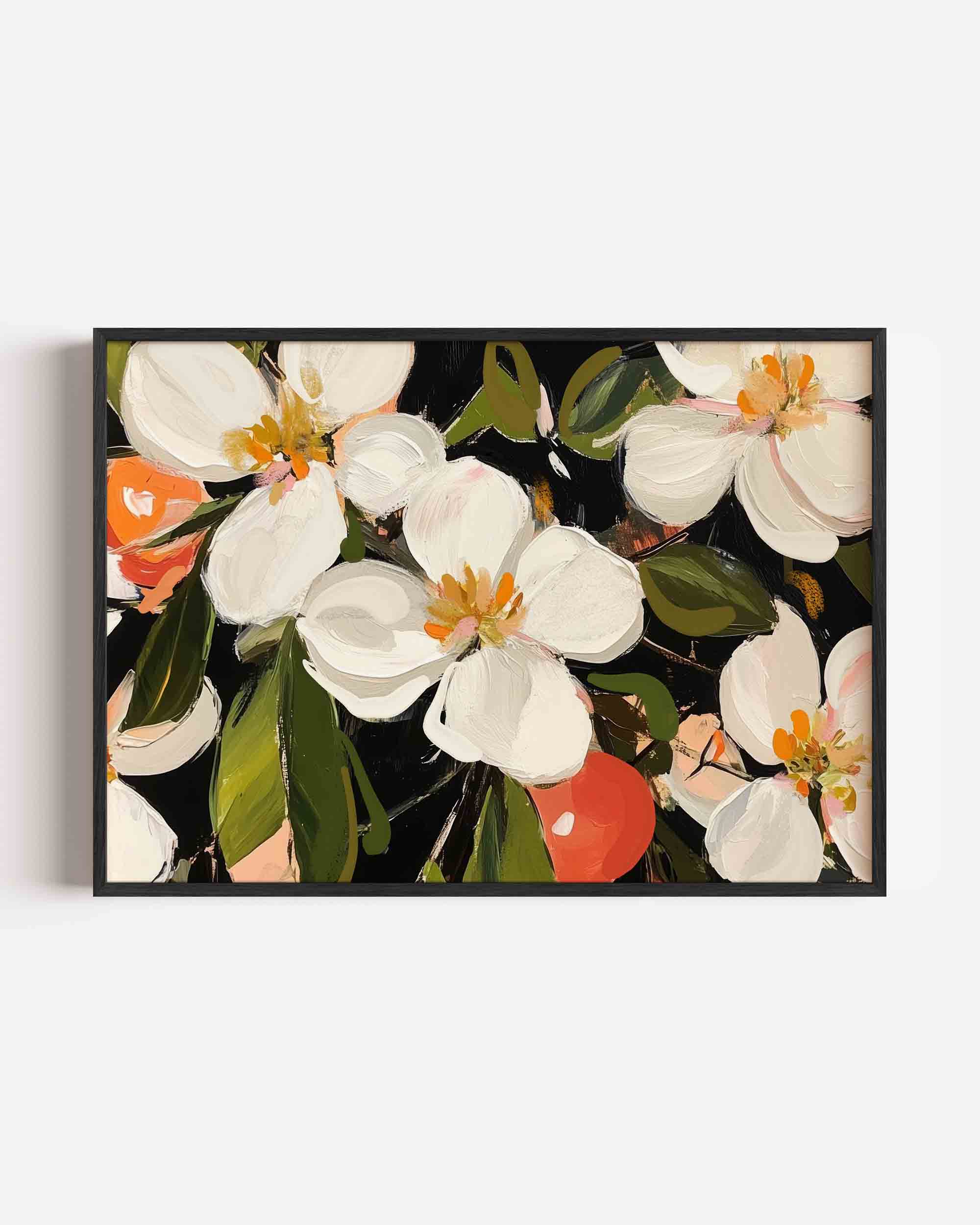 Bloemen en bladeren Poster