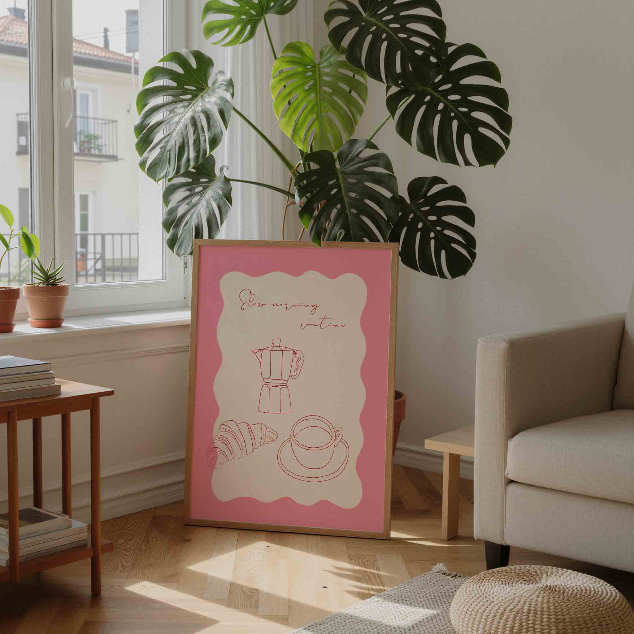 Slow morning routine Poster