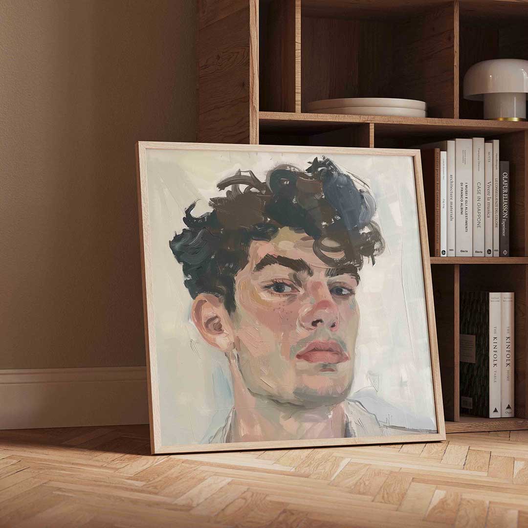 Portret van een man Poster