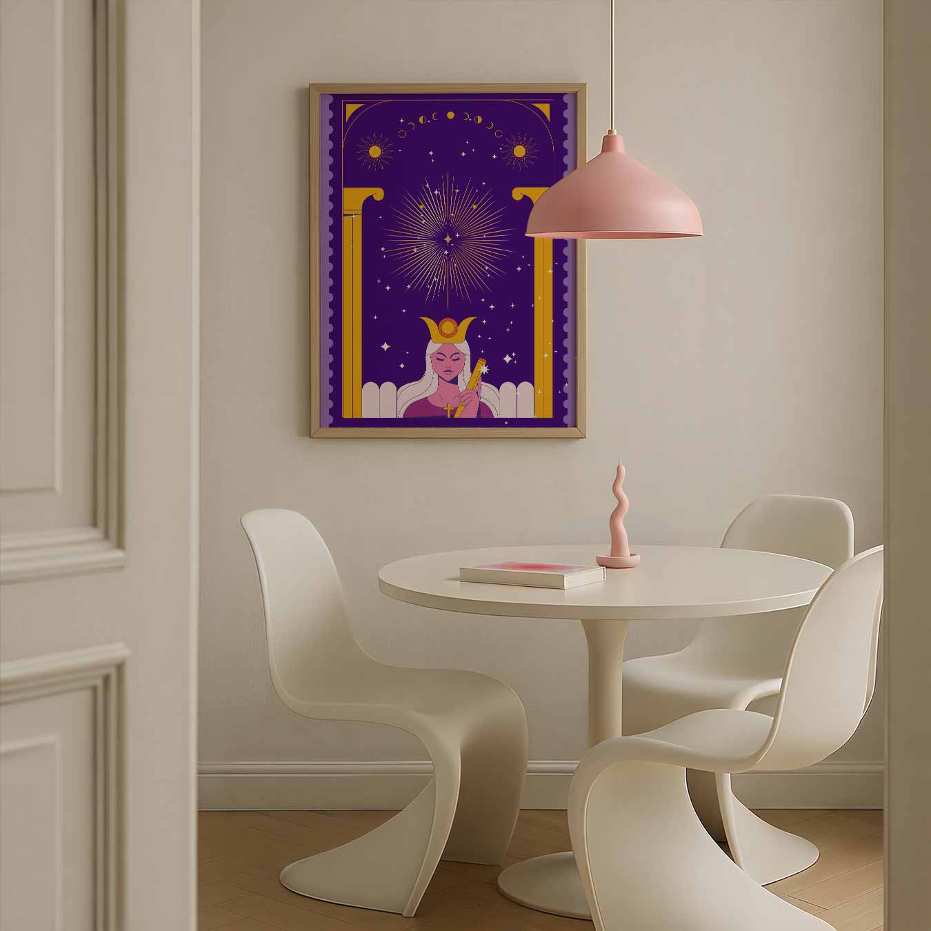 Mystieke Maangodin Poster-WallArtistic