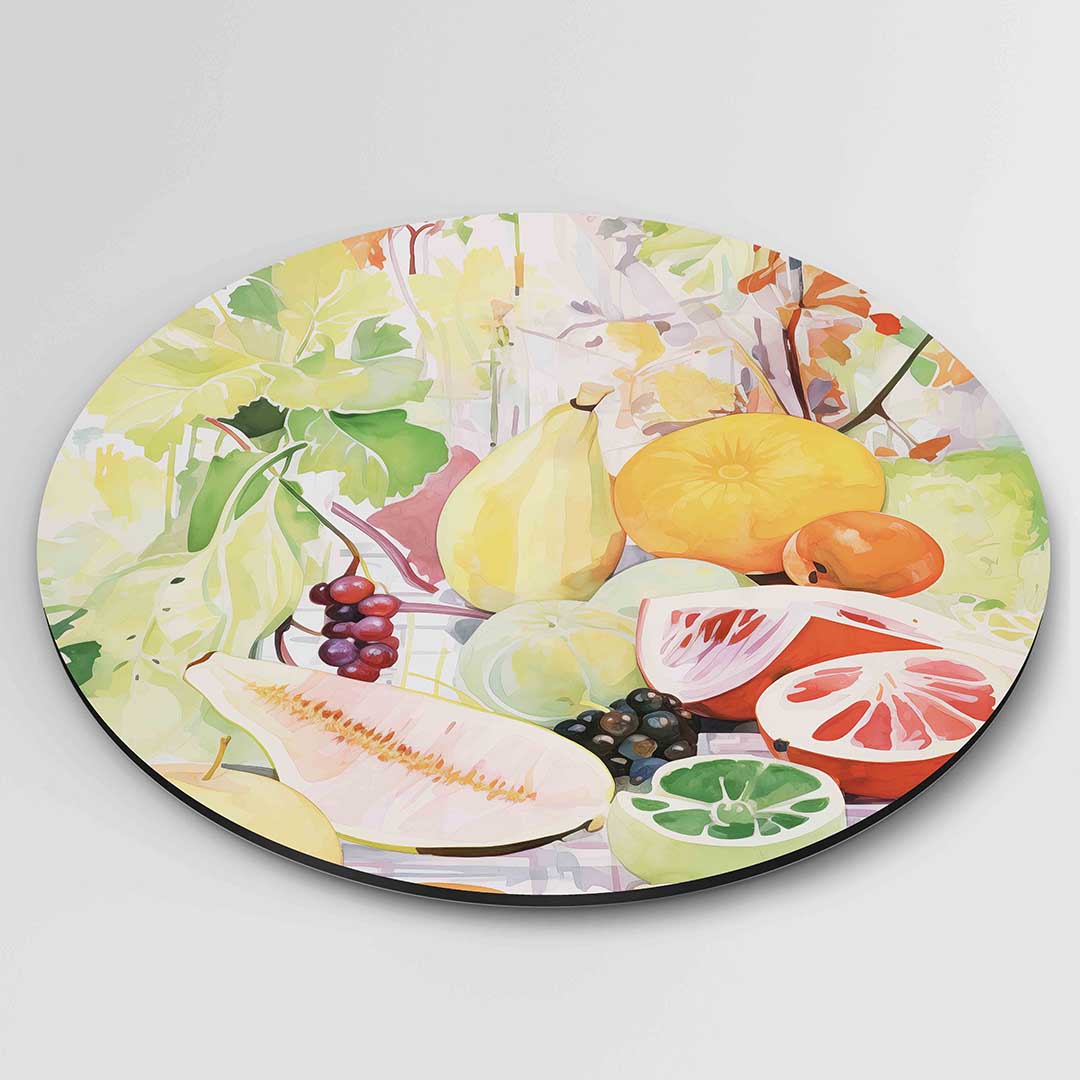 Fruit en bladeren Muurcirkel