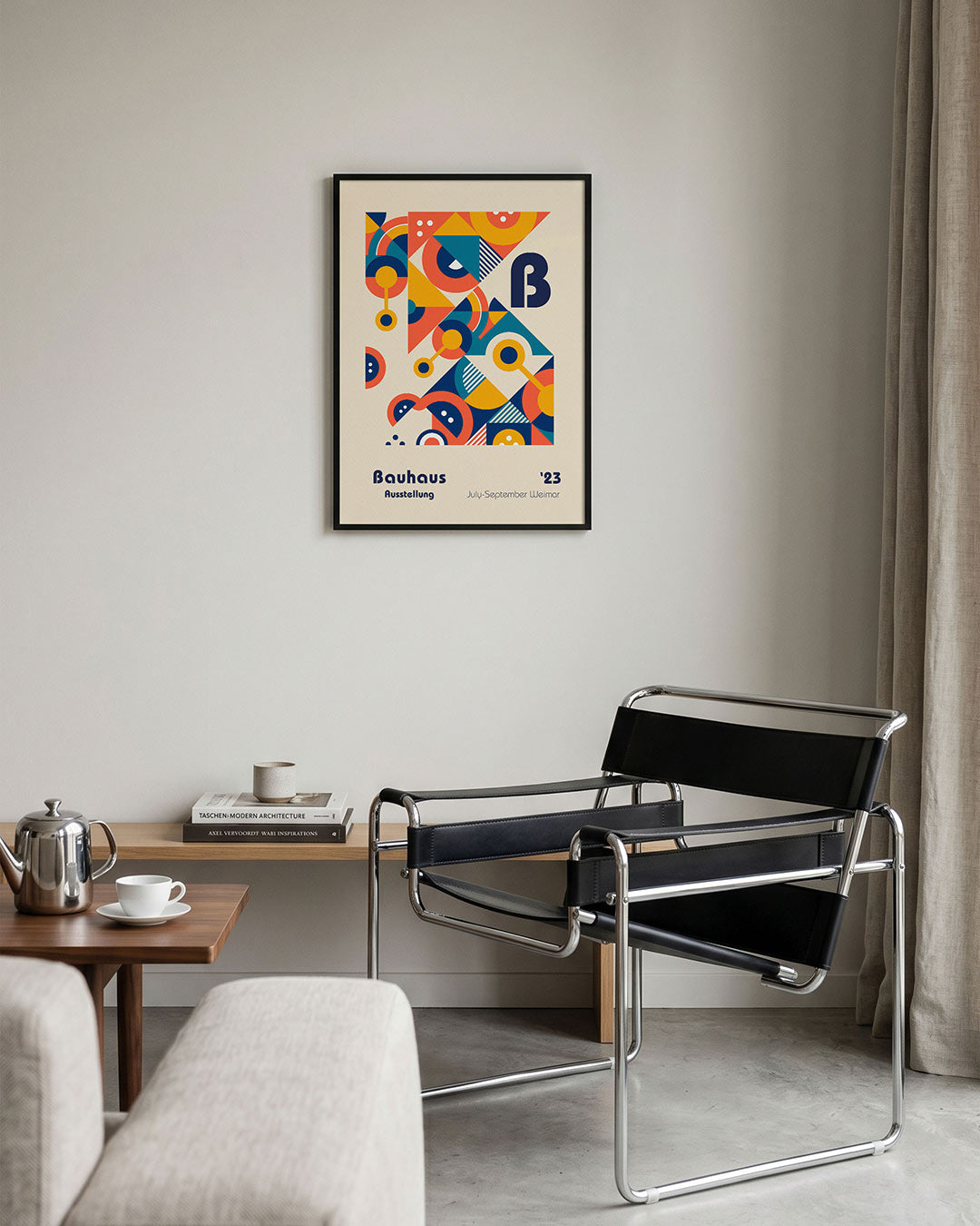 Vorm en kleurenspel Poster