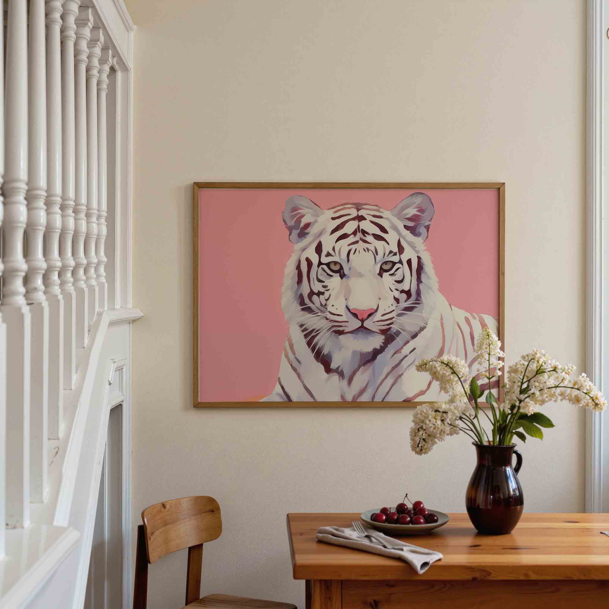 Witte tijger Poster