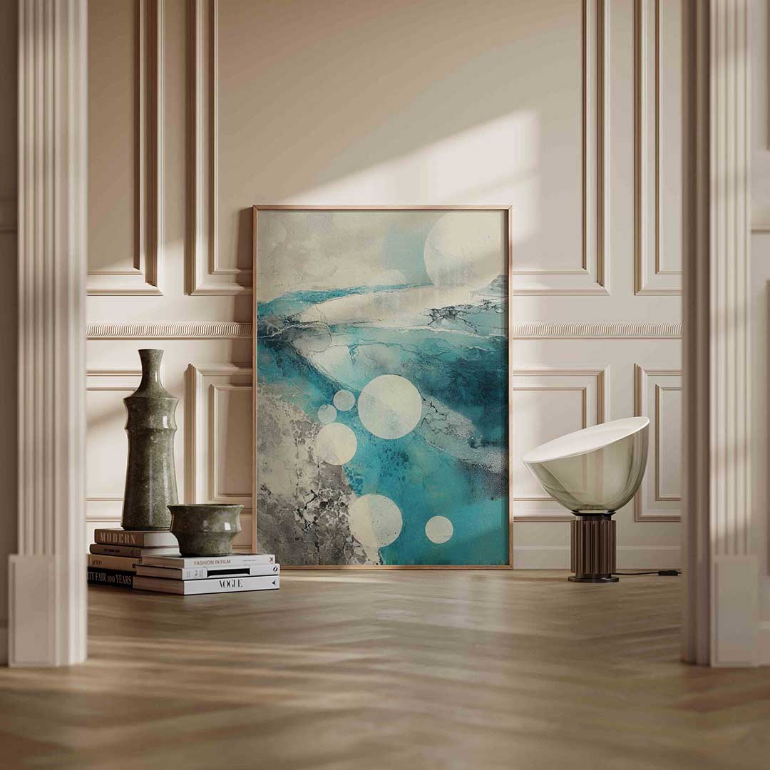 Abstracte cirkels Poster