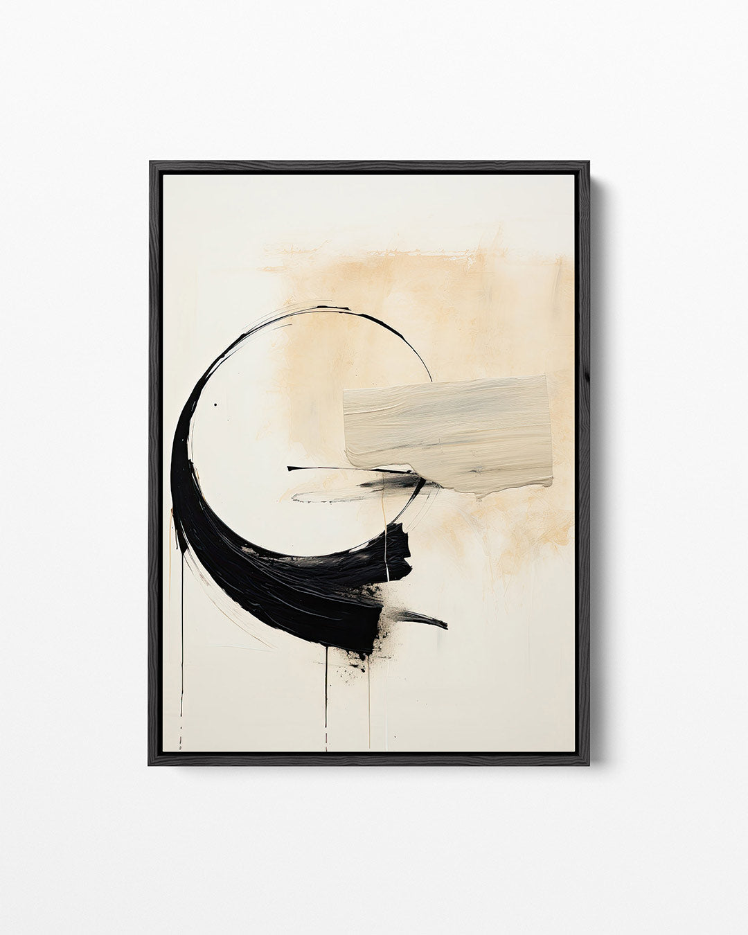 Dynamische borstelvegen Kunstwerk