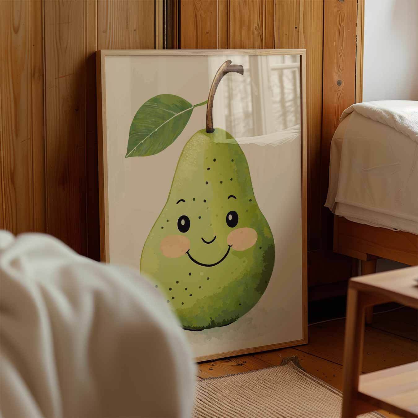 Vrolijke Peer Poster-WallArtistic