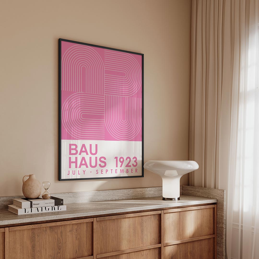 Lijnen en vlakkenspel Poster
