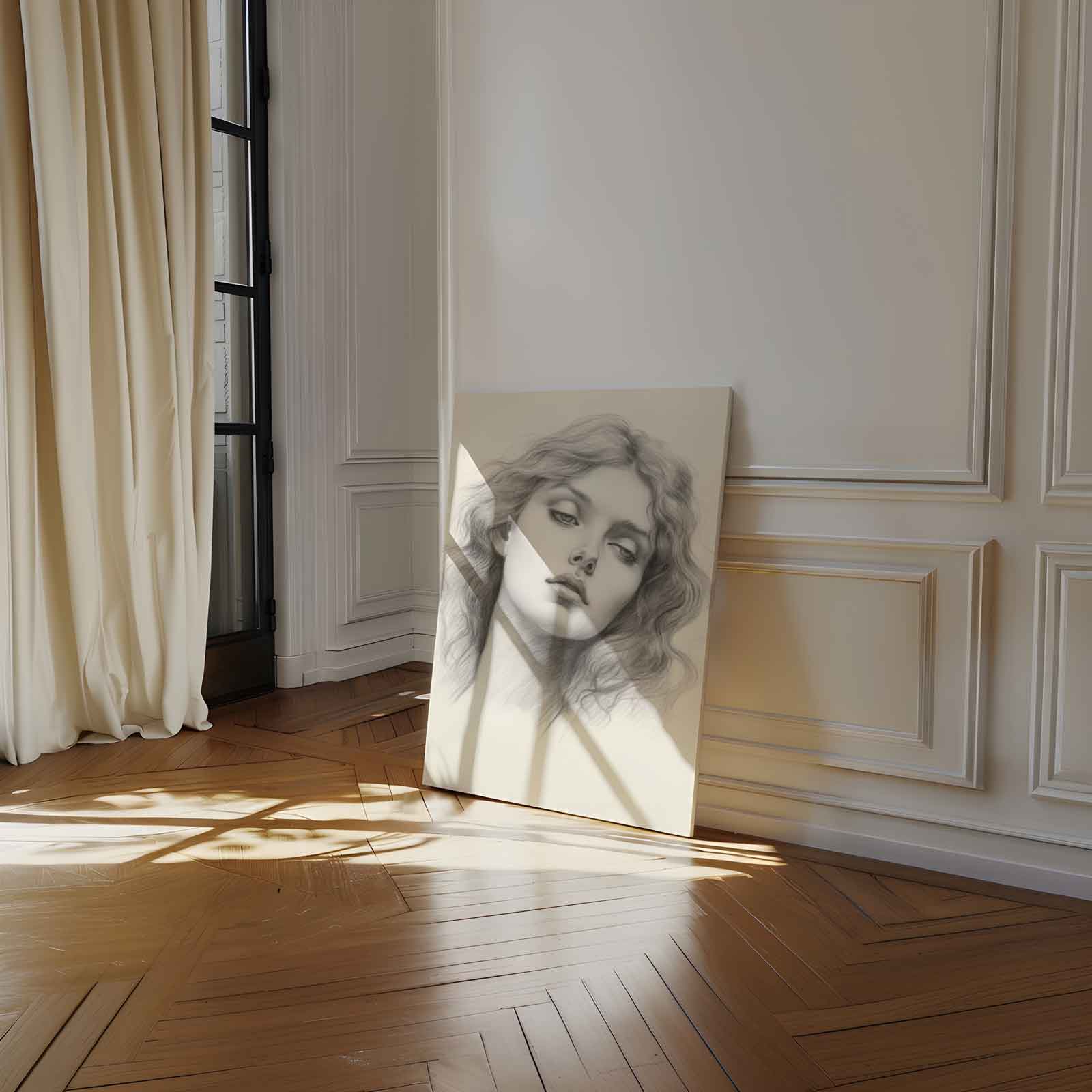 Dromerige Blik Kunstwerk-canvas-dibond-plexiglas-wanddecoratie-WallArtistic