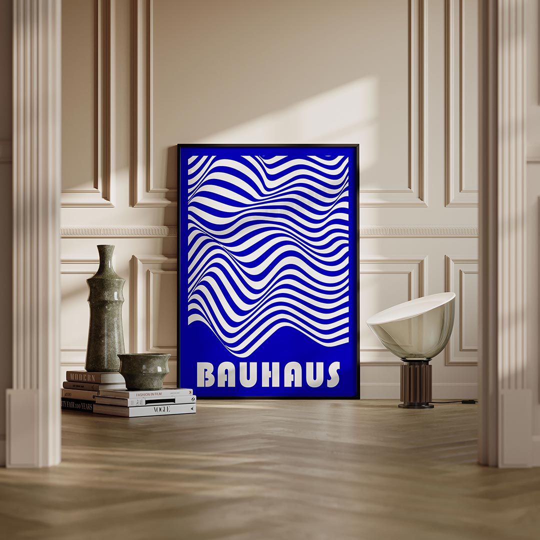 Golvend lijnenspel Poster