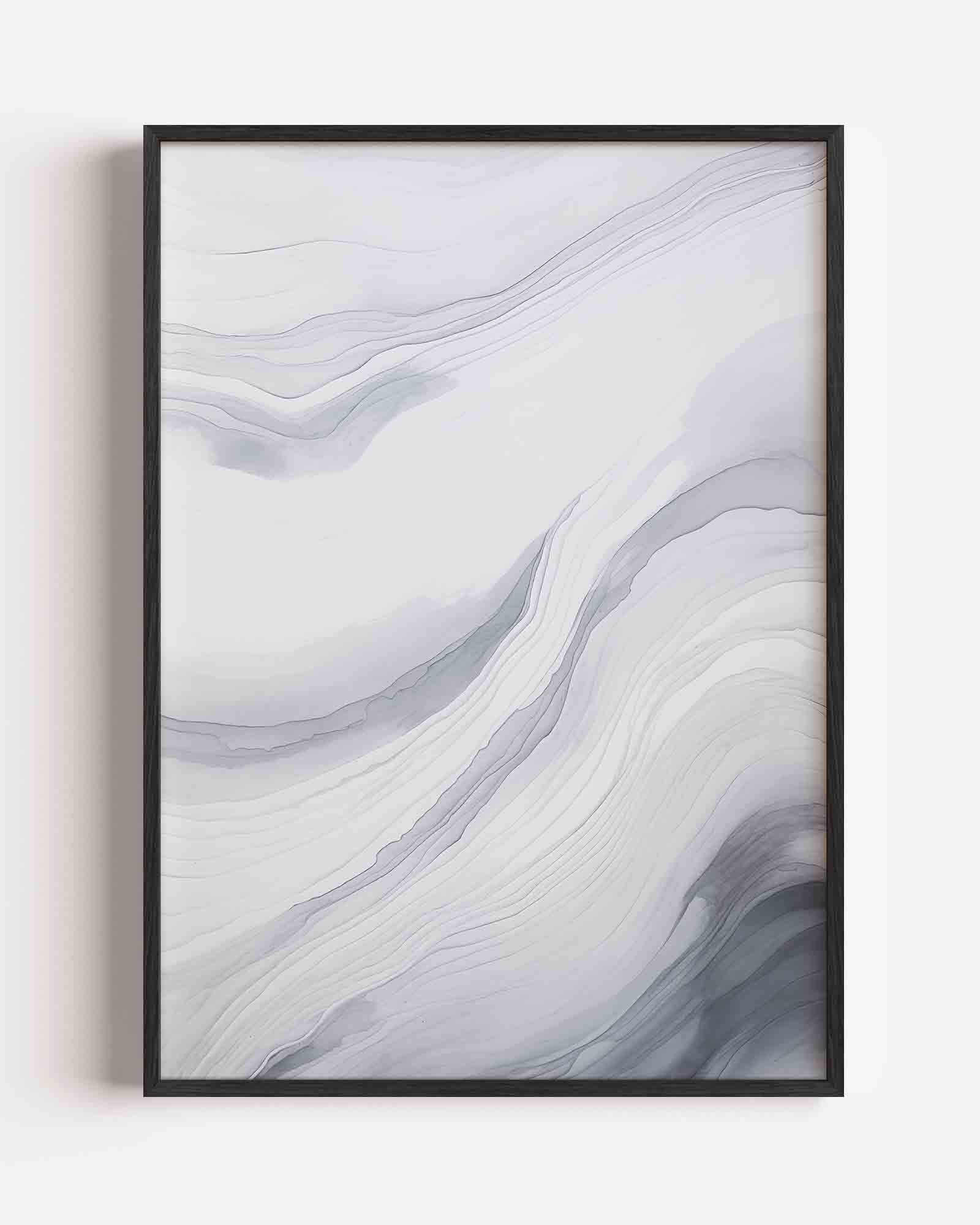 Golvende lijnen Poster