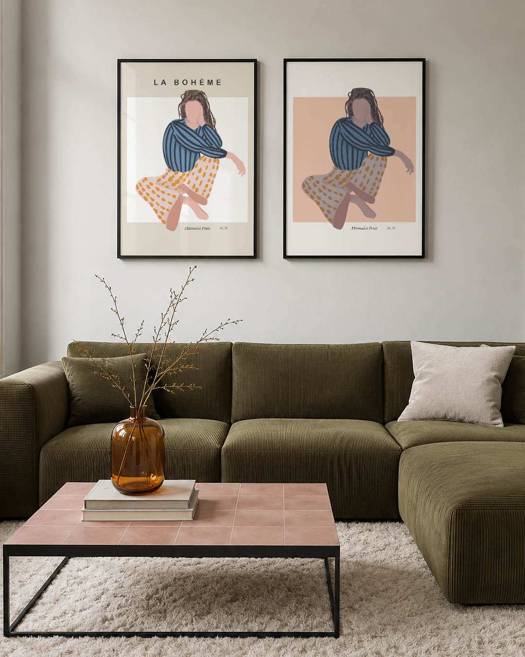 Kleur en lijnenspel Posterset