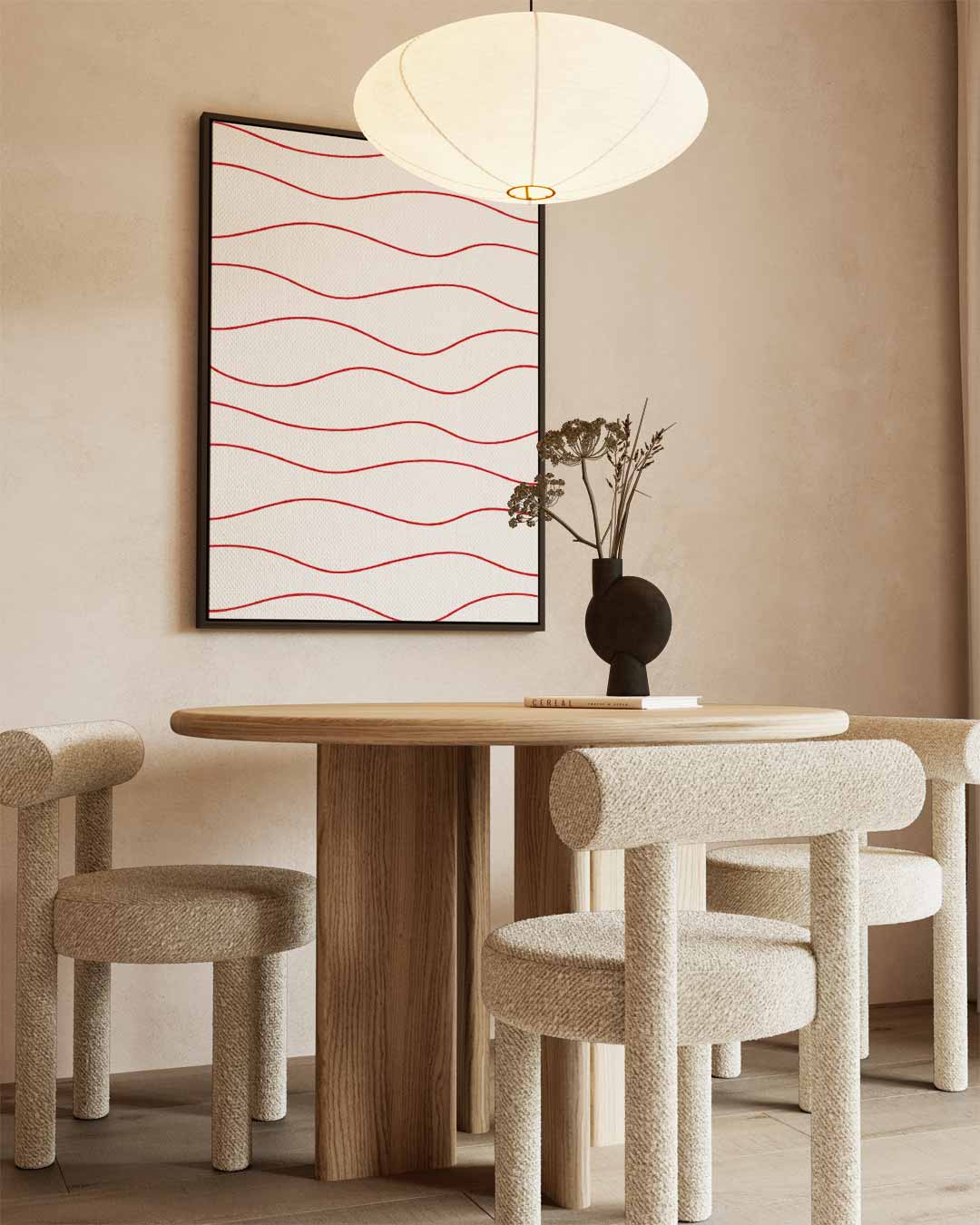 Golven van Rust Kunstwerk-canvas-dibond-plexiglas-wanddecoratie-WallArtistic