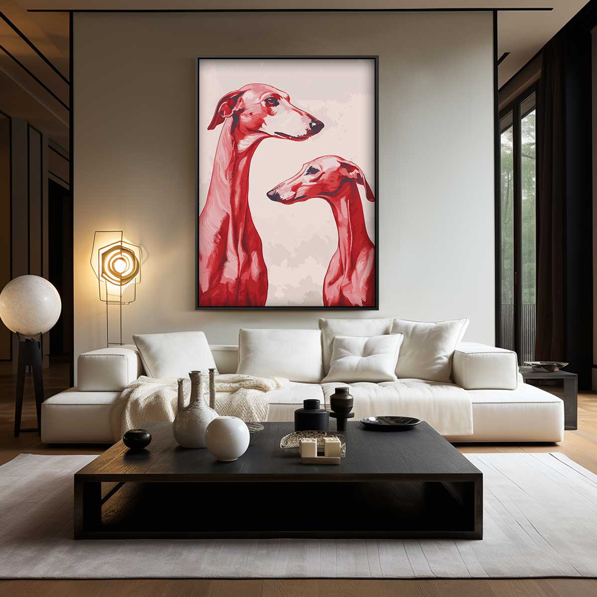 Elegante Hundeporträts – Kunstwerke