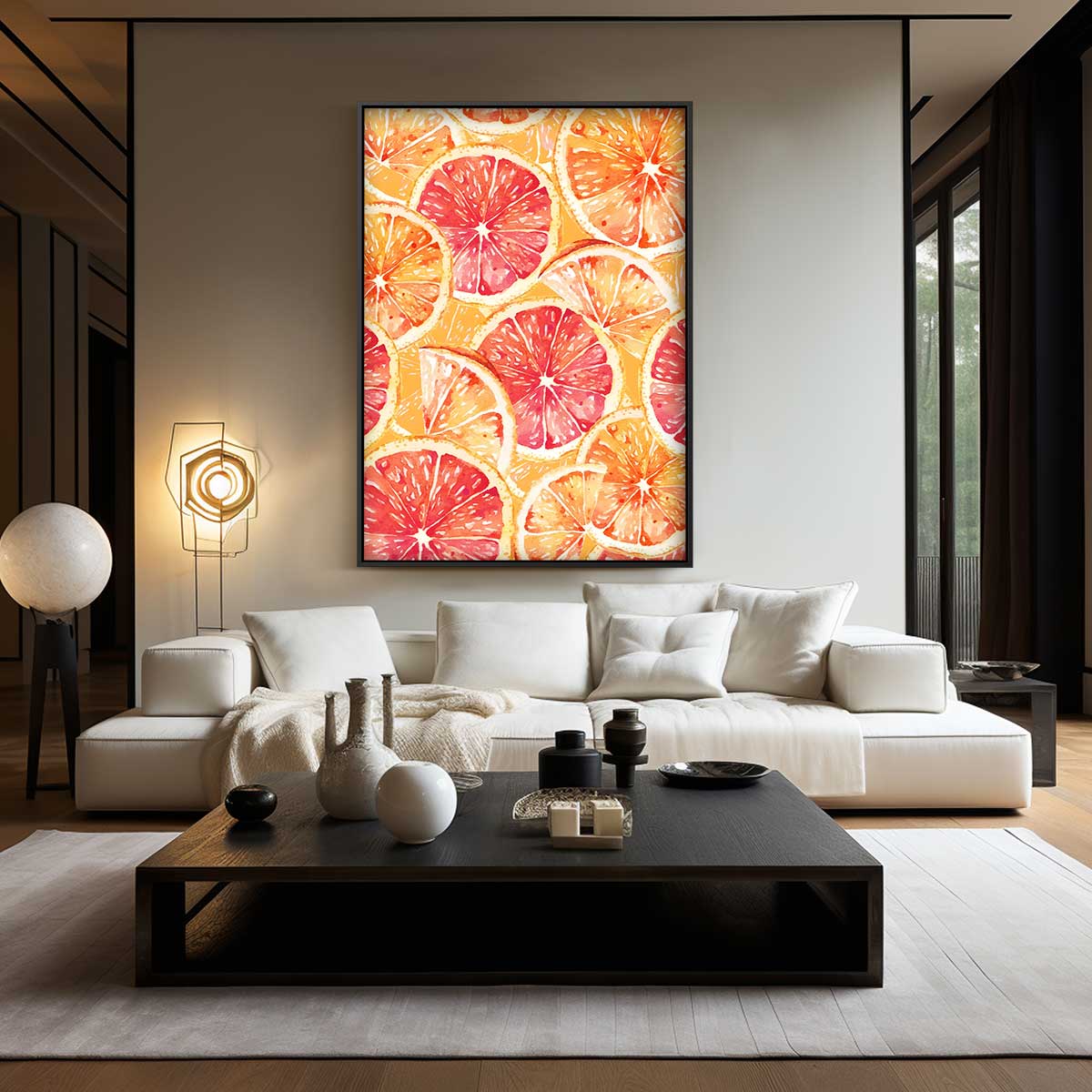 Citrus Vibes Kunstwerk-canvas-dibond-plexiglas-wanddecoratie-WallArtistic