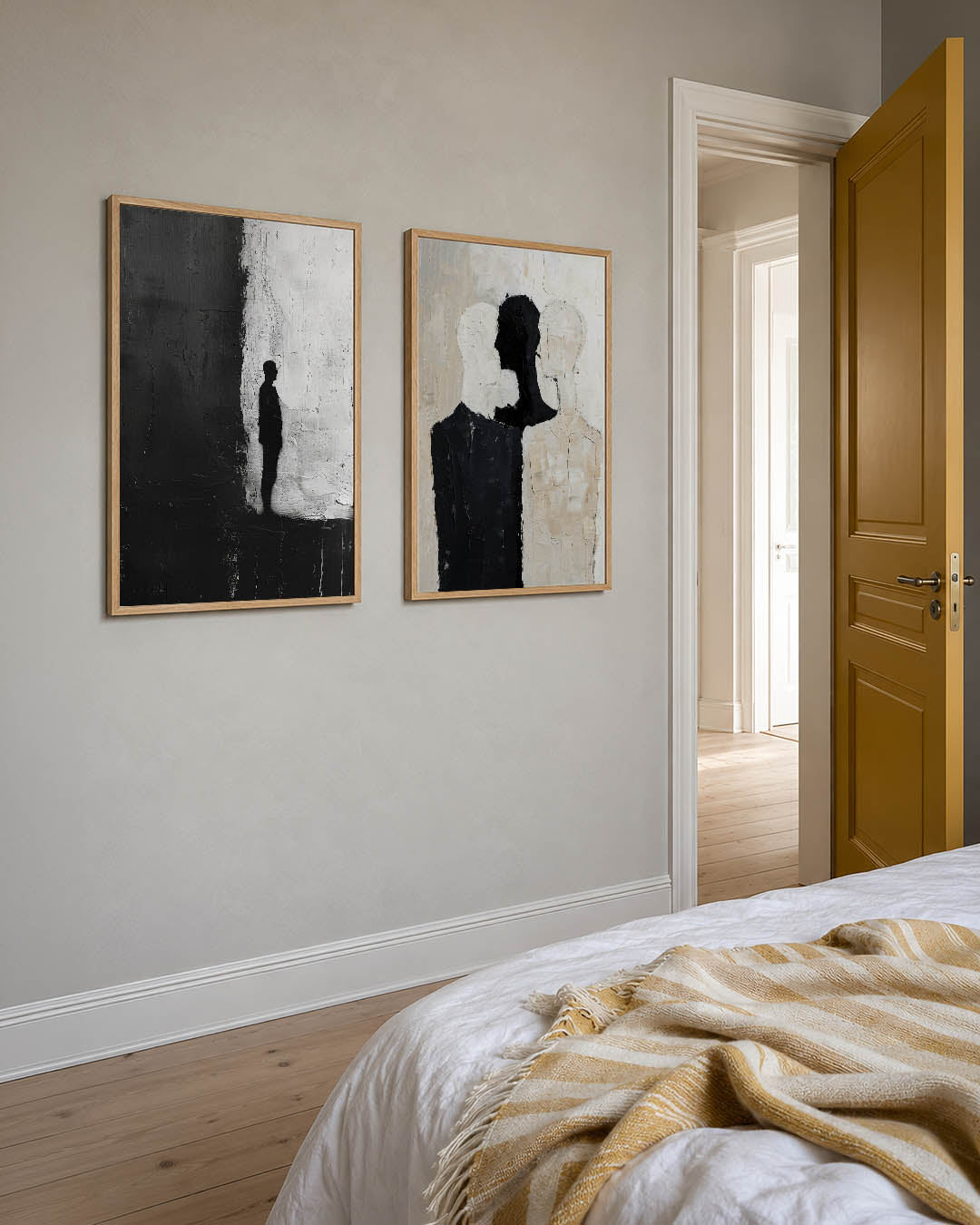 Schaduw en textuur Posterset